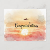 Piloto Felicitación aeronave en el cielo