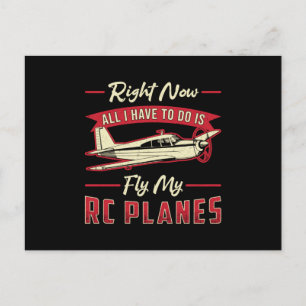 Postal Piloto piloto de aviones de avión RC vuela mis avi