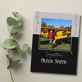 Postal Piloto Primer foto de vuelo individual, Aviación P