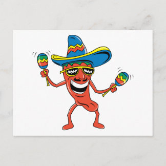 Postal Pimienta de chile mexicana