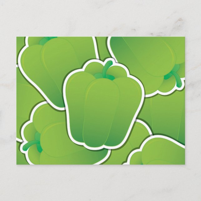 Postal Pimienta verde (Anverso)