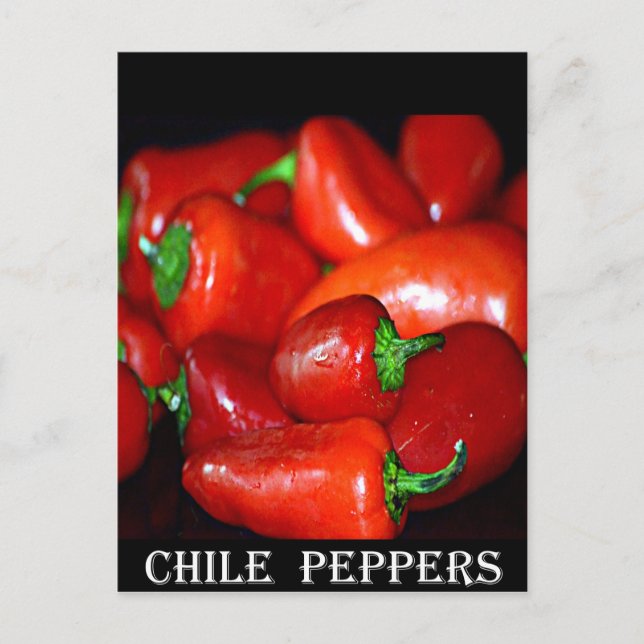 Postal Pimientos de chile de Nuevo México (Chile) (Anverso)