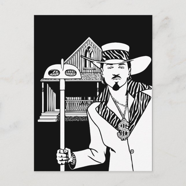 Postal Pimp y Hoe (Anverso)