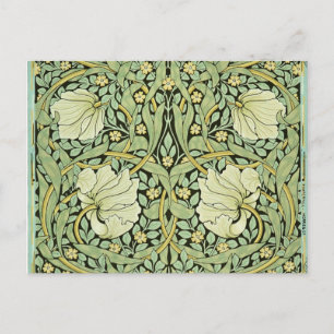 Postal Pimpernel (verde) de William Morris