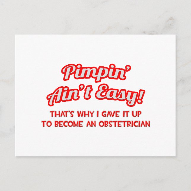 Postal Pimpin' Ain't Easy .. Obstetrista (Anverso)