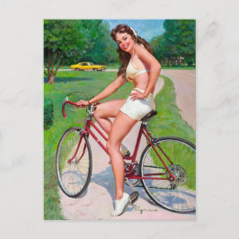 Postal Pin de bicicleta hacia arriba
