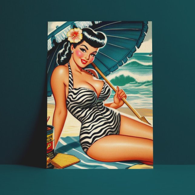 Postal Pin de playa de verano caliente (Subido por el creador)