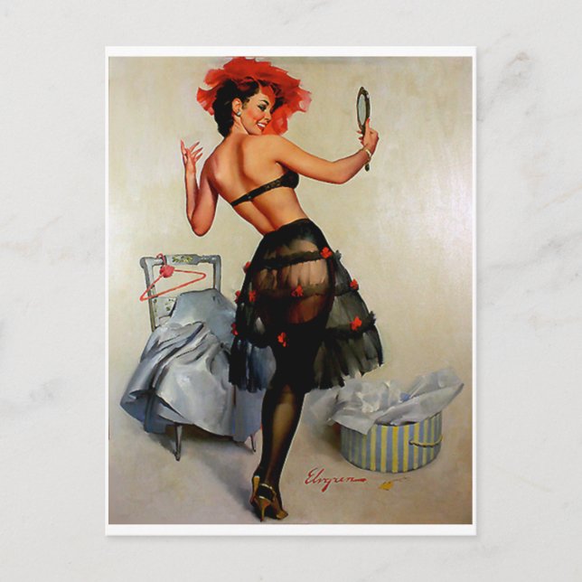 Postal Pin de reflexión hacia arriba (Anverso)