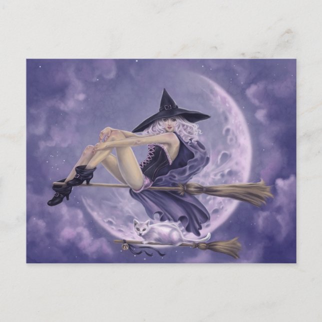 Postal Pin-Up Witches - Bewitched (Anverso)