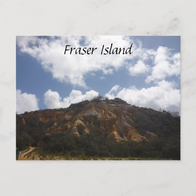 Postal pináculos de islas fraser (Anverso)