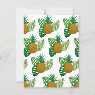 Postal Piñas tropicales