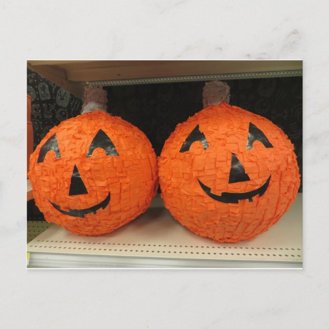 Postal Pinata de calabaza (Anverso)