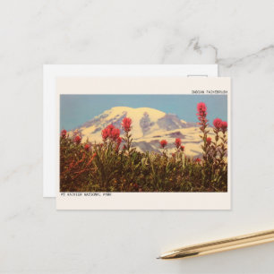 Postal PINCEL DE INDIOS, regalos del parque nacional Mt R