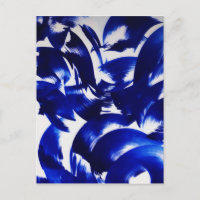 Pincel de luz azul cielo abstracto pinceladas pint