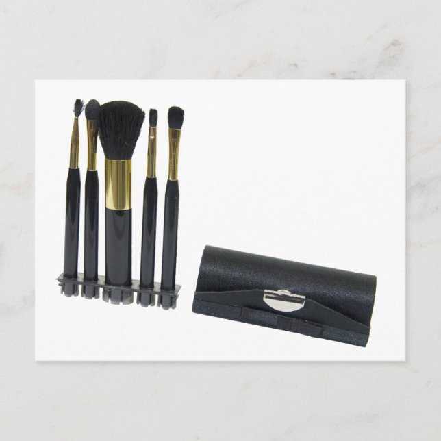 Postal Pinceles cosméticos072509 (Anverso)