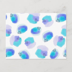 Postal Pinceles de color de agua