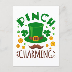 Postal Pinch Charming Funny St Patricks Day Men Boys