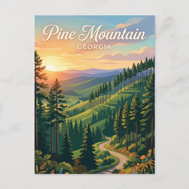 Postal Pine Mountain Georgia (Anverso)