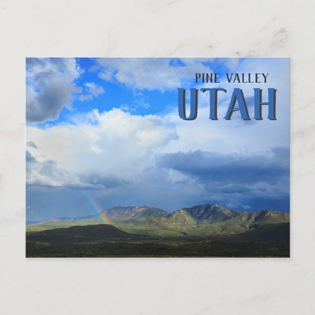 Postal Pine Valley Utah (Anverso)