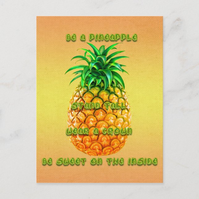 Postal Pineapple Wisdom (Anverso)