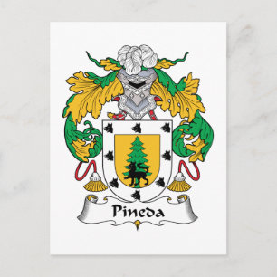 Postal Pineda Family Crest