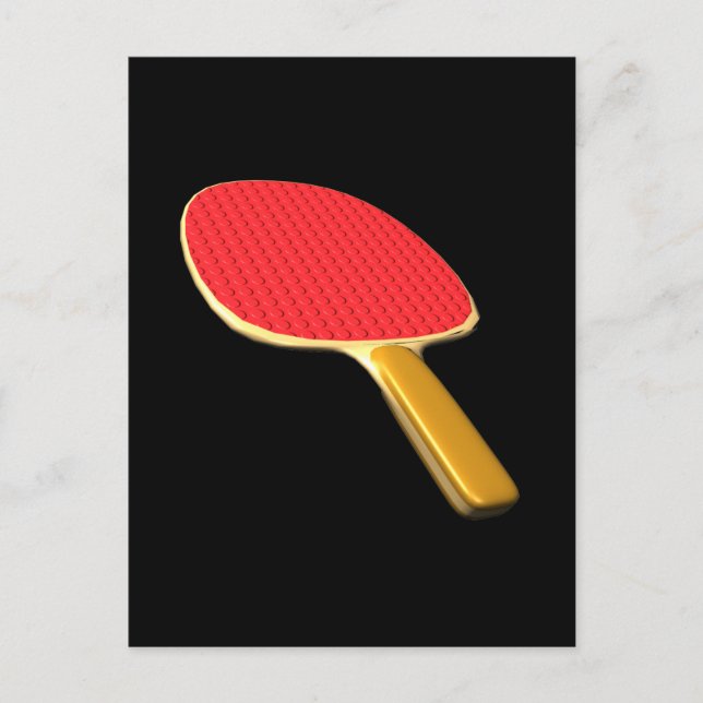 Postal Ping Pong Paddle (Anverso)