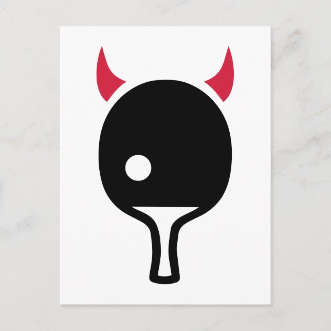 Postal Ping Pong ping ping-pong Devil (Anverso)