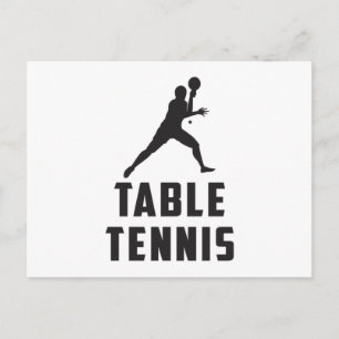 Postal Ping Pong Table Tennis Paddle Player Gift Idea