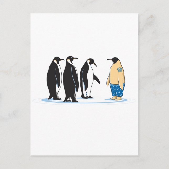 Postal Pinguim (Anverso)