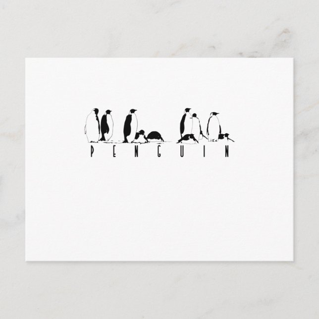 Postal Pinguine (Anverso)