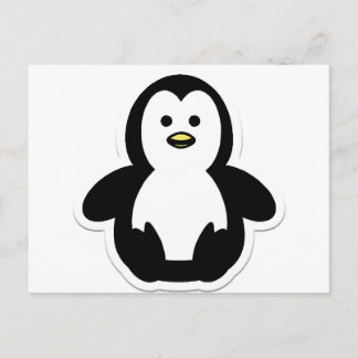 Postal pingüino