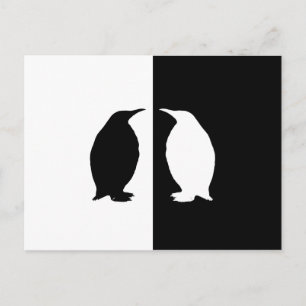 Postal pingüino