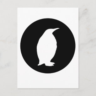 Postal pingüino