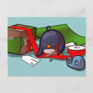 Postal pingüino actual
