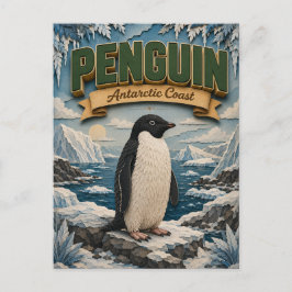 Postal Pingüino Costa Antártica POPCUT