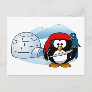 Postal Pingüino de Pitate Antártico