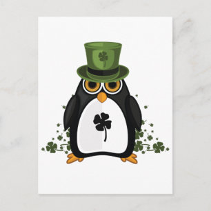 Postal Pingüino de San Patricio