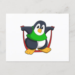 Postal Pingüino en Fitness con comba.PNG