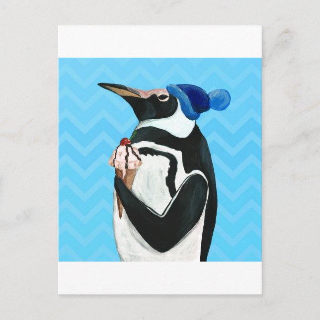 Postal Pingüino Genuino (Anverso)