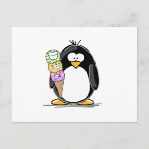 Postal Pingüino helado