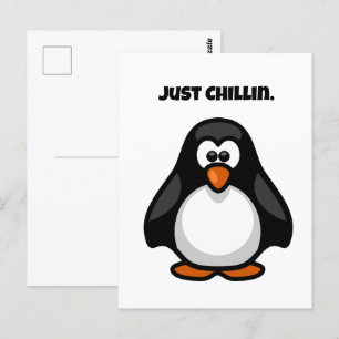 Postal Pingüino, Personalizado de Guay - Sólo las vibraci