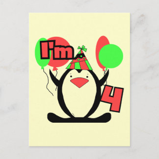 Postal Pingüino soy 4 camisetas y regalos