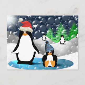 Postal Pingüinos
