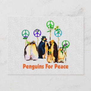 Postal Pingüinos de Paz