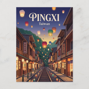 Postal Pingxi Taiwán