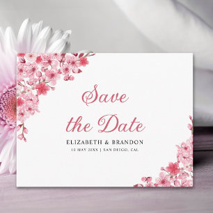 Postal Pink Blossom Wedding – Elegant Sakura Flowers