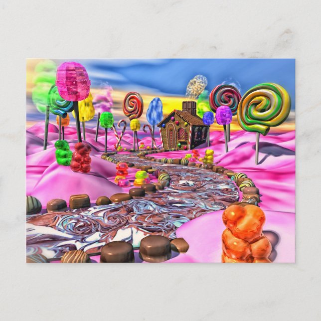 Postal Pink Candyland (Anverso)