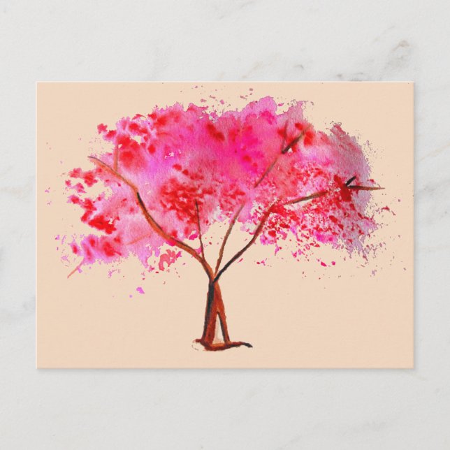 Postal Pink Cherry Blossom (Anverso)