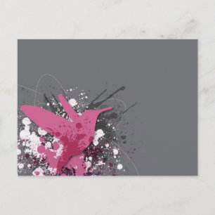 Postal Pink Colibri