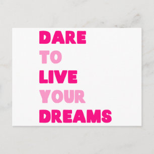 Postal Pink de sueños